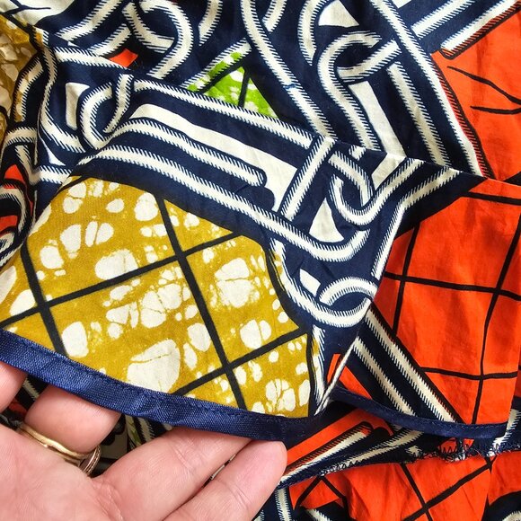 Unique Elegant Handmade African Print Fishtail Maxi Skirt, S (please, read) - Picture 6 of 8